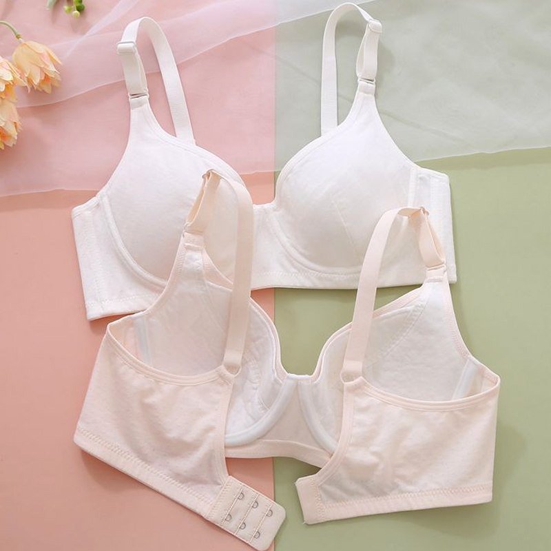 少女文胸高中大学生内衣软钢圈纯棉薄款定型防下垂成人调整胸罩夏,女士内衣/男士内衣/家居服,文胸,淘宝优惠券,粉丝福利购,淘宝优惠卷