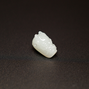 秋会长的和田玉新疆天然白玉籽料NGTC国检大证三通手串念珠搭配