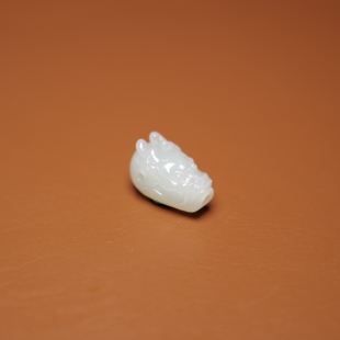 秋会长的和田玉新疆天然白玉子料NGTC国检大证三通手串手链搭配