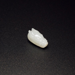 秋会长的和田玉新疆天然白玉籽料NGTC国检大证三通手串念珠搭配