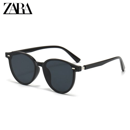 ZARA复古小框墨镜女高级感防紫外线太阳眼镜2026新款网红街拍遮阳