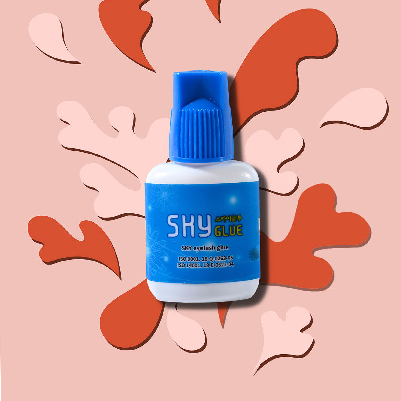 包邮韩国sky防过敏嫁接睫毛胶水粘睫毛胶水2秒速干胶持久10g装