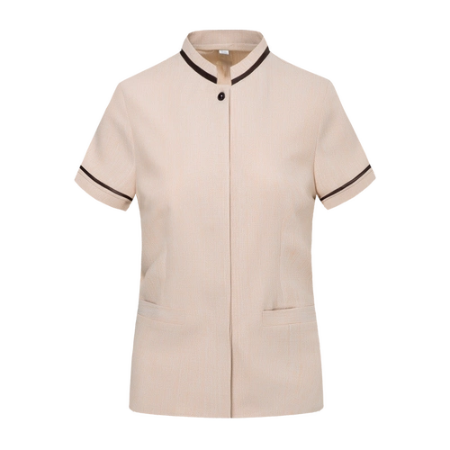 Комнатная летняя униформа для отеля для работы, комплект, короткий рукав