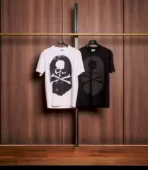 [Hong Kong Opening Limited Edition] BAPE MMJ Collaboration MVB Ape Head Skull Logo Washed Short Sleeve T-Shirt