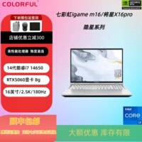 七彩虹igame m16将星x16pro/隐星p16pro设计5060游戏本笔记本电脑