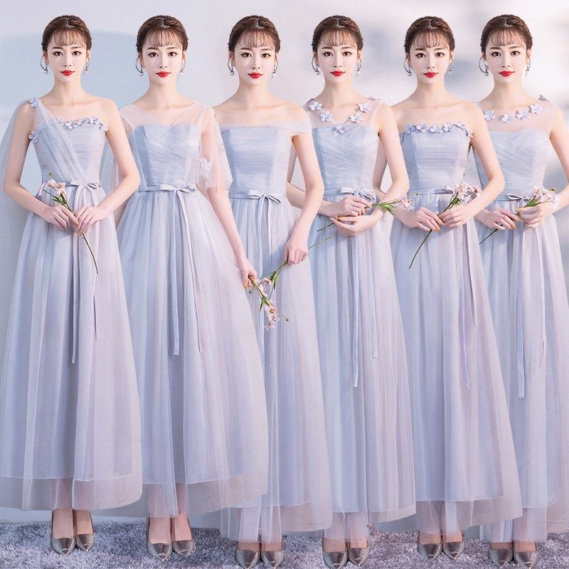 伴娘服2019新款春伴娘服长款伴娘团礼服 姐妹裙伴娘礼服女仙气。|msdalam kategori Butik wanita / wanita, perkahwinan/Cheongsam/pakaian, pakaian/malam - dari Buy2taobao.com untuk memberikan perkhidmatan ejen Taobao profesional membeli