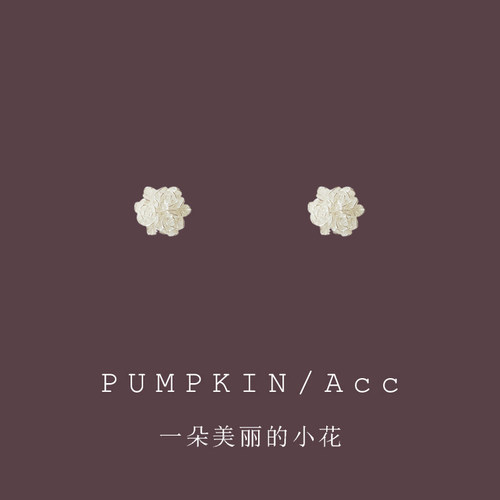 温柔甜美花朵耳夹无耳洞