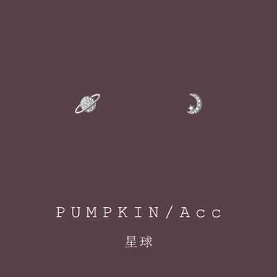 宇宙星球不对称耳夹无耳洞