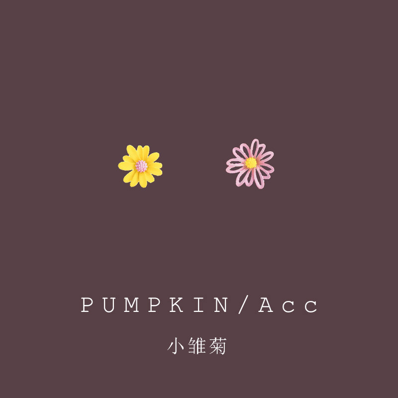 【南瓜先生】夸张度假风花朵耳饰图片