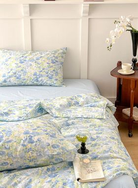 Sheyu story｜全棉夏凉被小碎花100纯棉小清新夏被空调被可水洗被