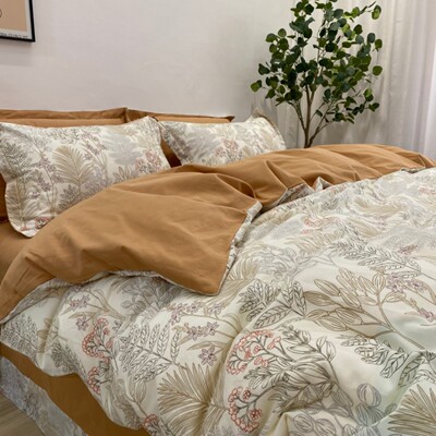 纯棉加厚磨毛四件套100全棉床单