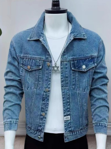 男士休闲牛仔夹克衫外套2026新款男时尚牛仔夹克衫外套男夹克外套