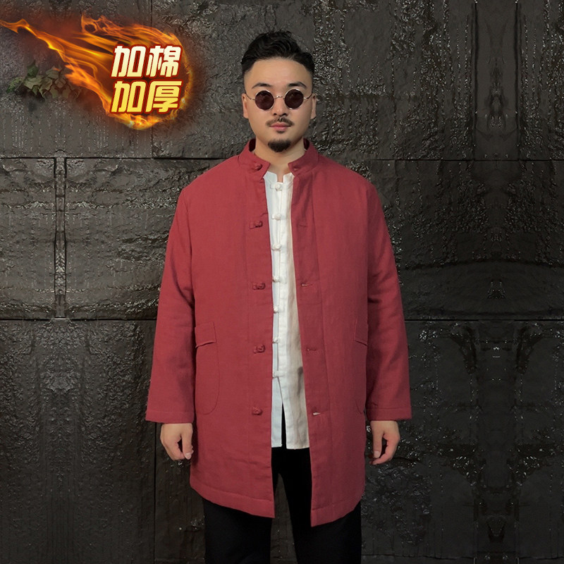 玄灵帝唐装棉服棉麻棉衣中国风