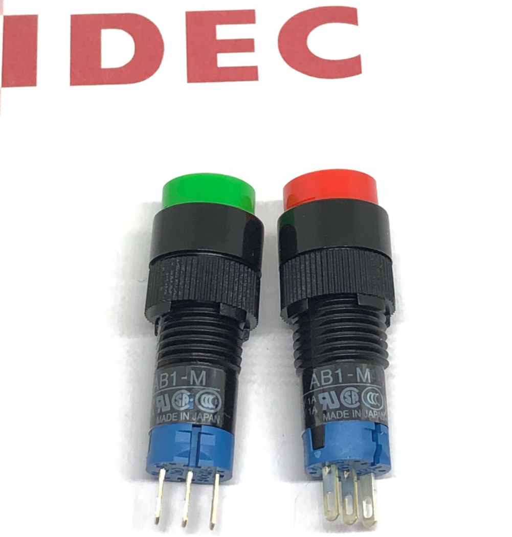 idec和泉AB1M-M1G自复位按钮开关