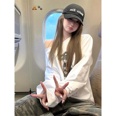 YUSSK美式辣妹小狗印花