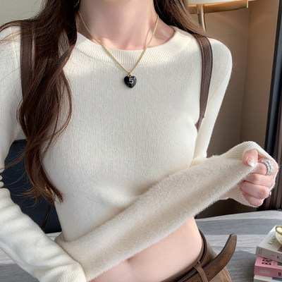 白色毛衣女款2025新款冬