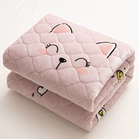 Флисовый фланелевый матрас, велосипед тандем, защитная подушка, постельные принадлежности