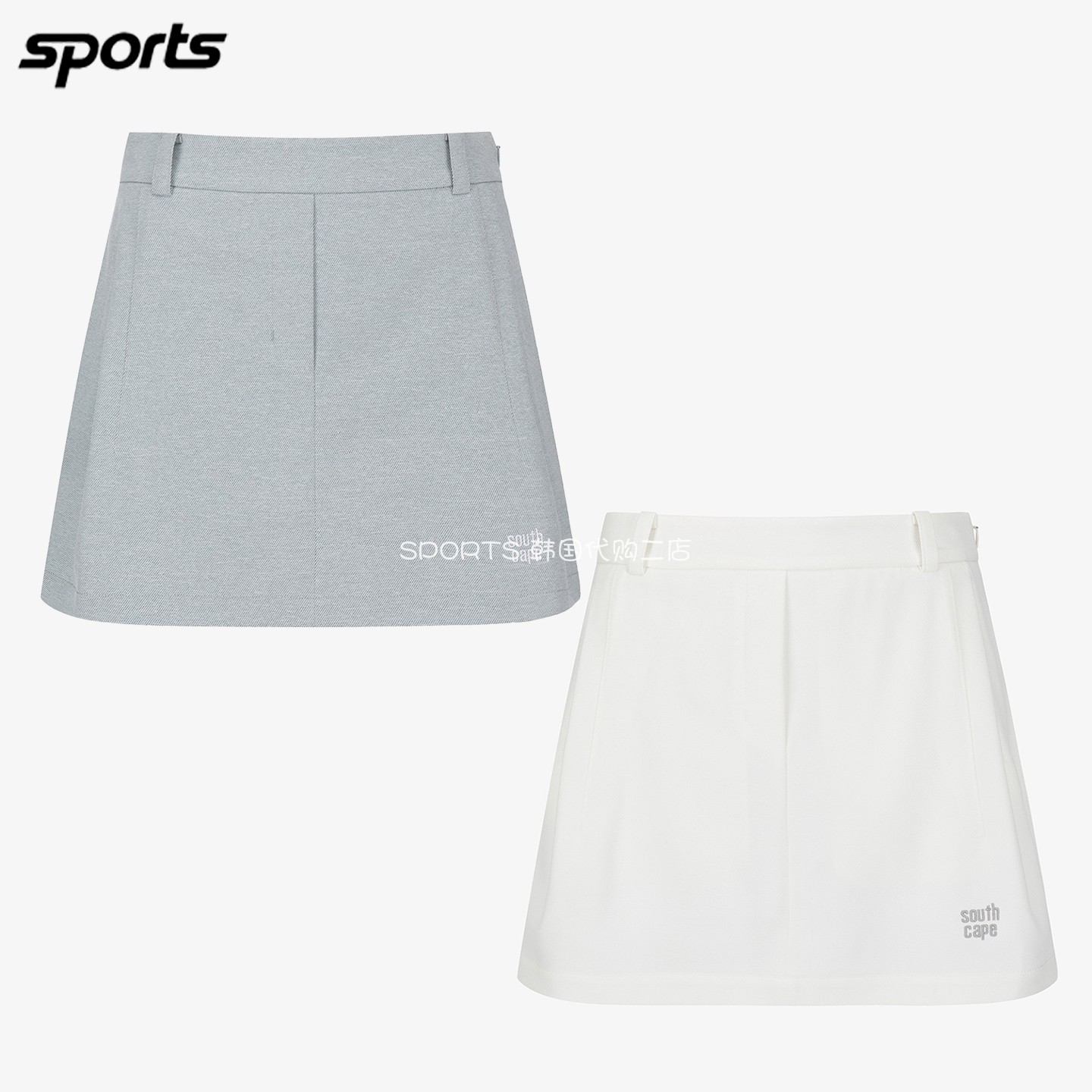 韩国代购southcape高尔夫穿搭26夏吸湿速干弹力户外包臀裙短裙女