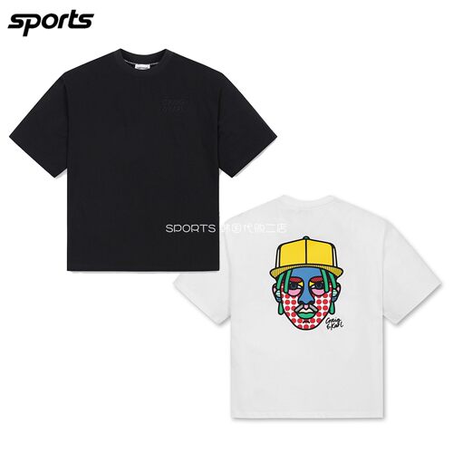 韩国代购CRAIG KARL高尔夫穿搭26春夏背面涂鸦圆领运动短袖T恤男