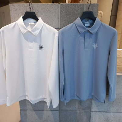 韩国代购southcape高尔夫穿搭26春夏户外翻领简约POLO杉长袖T恤男