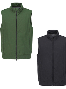 特价韩国代购St ANDREWS高尔夫立领拉链保暖夹棉户外运动马甲男