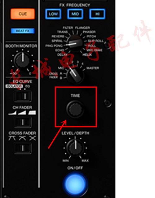 先锋 DJM-900 900nexus 900nxs2 效果时间TIME 旋钮电位器DSX1064