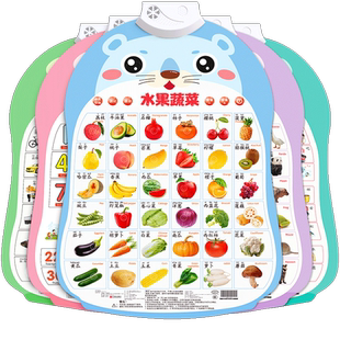 宝宝有声早教挂图幼儿童识字启蒙拼音字母表发声学习墙贴挂画玩具