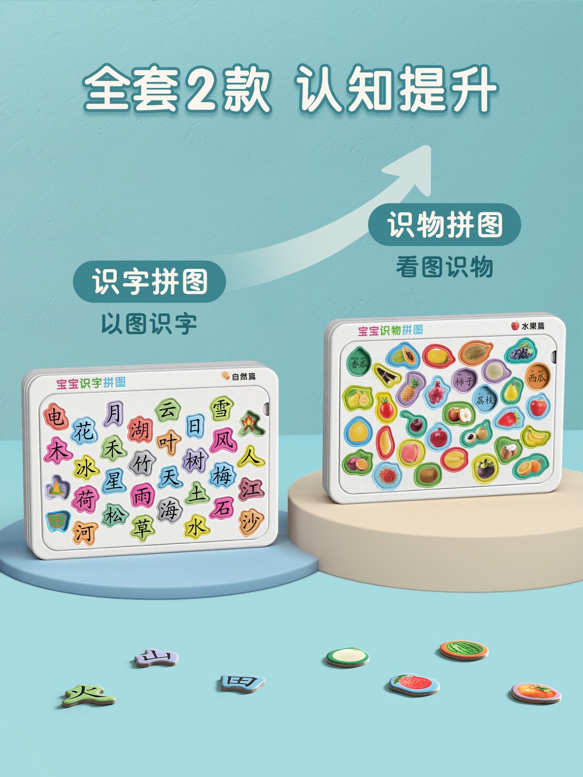 儿童看图识物卡片宝宝早教识字认知识图卡幼儿园认字启蒙有图