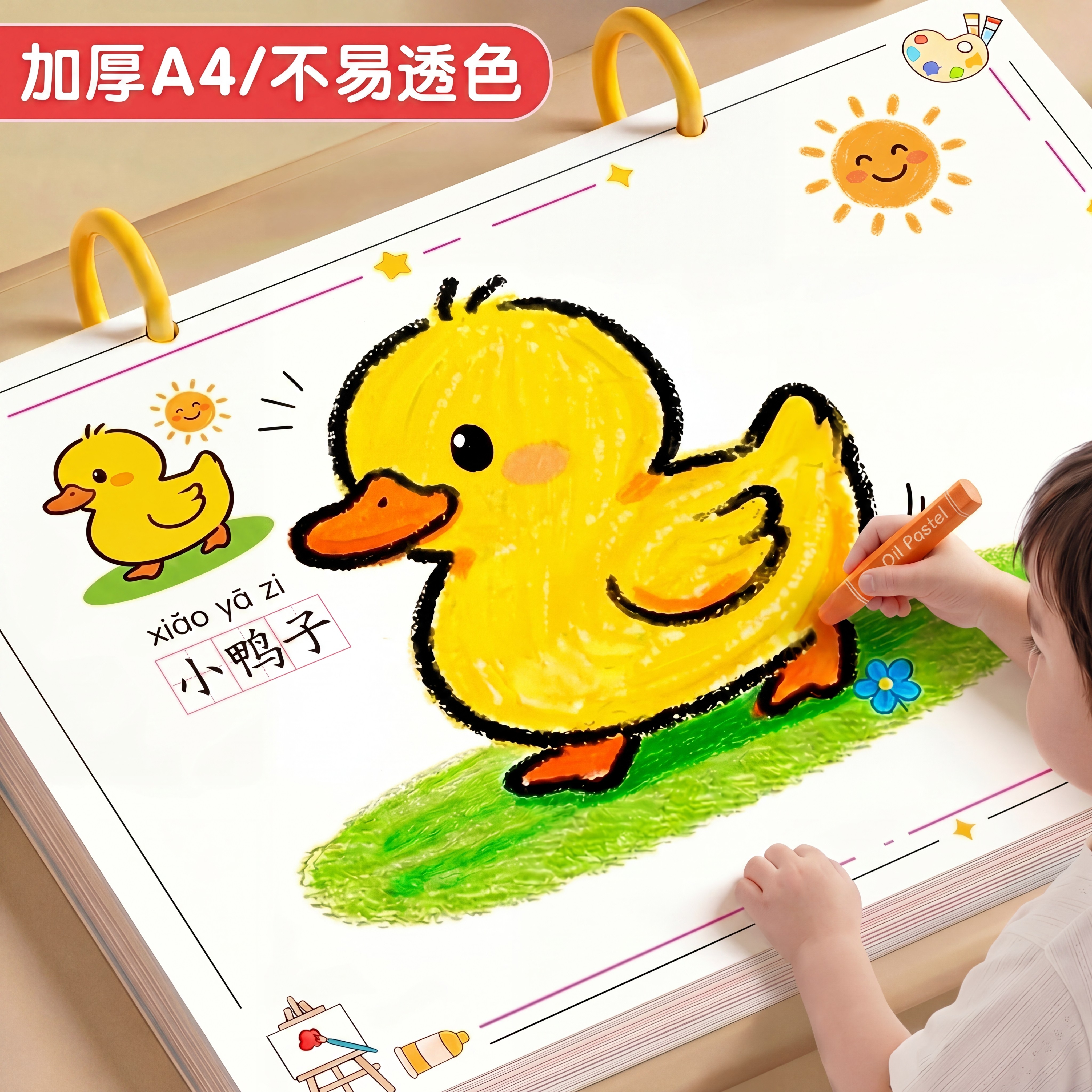 【A4大尺寸】大色块加厚不透色