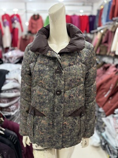 B805时尚 妈妈大码 短款 新款 棉衣外套 立领棉服女2025冬季 欣勤秀25