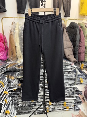 金晓晓2895中老年妈妈加绒加厚棉裤高腰高弹力大码休闲冬直筒裤女