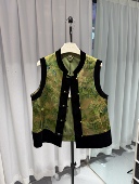 大码 马甲复古盘扣女 中年妈妈新中式 改良唐装 商场同款 专柜发货