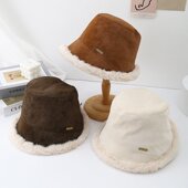 秋冬日系复古百搭休闲八角帽显脸小卡扣皮带海军帽子潮绒面贝雷帽