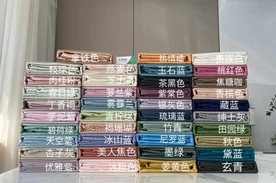 清仓高奢款100支纯色兰精天丝四件套莱赛尔纤维凉爽舒服颜色备注