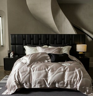 高精密锦缎100支绫罗缎四件套贴身纯棉柔软细腻质地舒服亲肤高颜