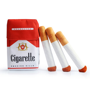 宠物狗狗发声玩具仿真香烟盒玩具啃咬藏食闻嗅玩具泰迪法斗金毛