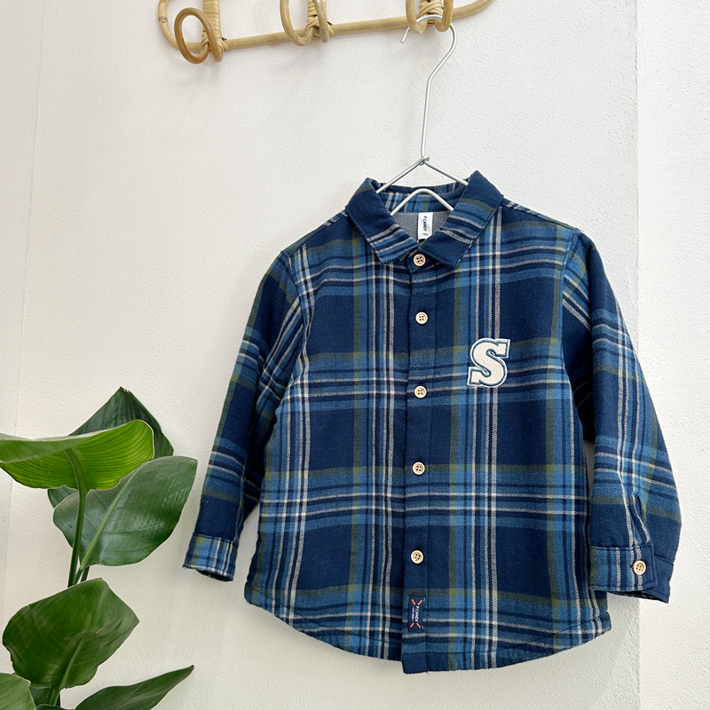 秋冬加厚保暖格子衬衫软乎乎很暖