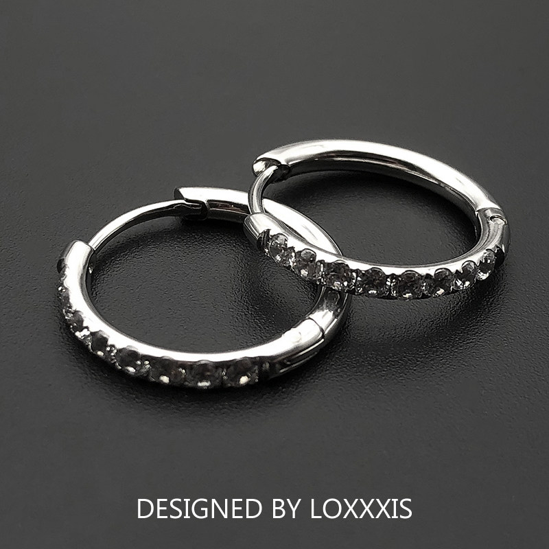 小众设计冷淡风精致锆石耳环