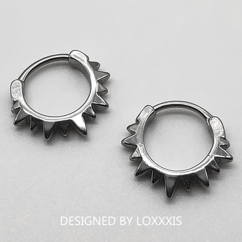 小众朋克齿轮设计耳环