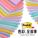 it便条纸报事贴可撕便签办公用品本子仙尘月光 美国3M便利贴狠贴学生用清新N次贴文具女简约Post 色彩故事