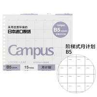 【B5】 20 страниц пошаговых ежемесячных планов только в полном кольце