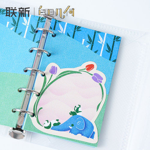 桃摩制造联名熊猫公园手帐活页