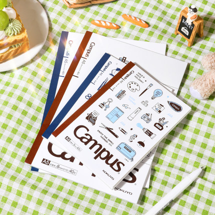 日本KOKUYO国誉Campus无线装订本eric联名B5A5笔记本本子点线内页学生记事本日记作业本子高颜值简约