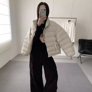 排骨羽绒服女短款2025冬季新款韩版时尚小个子90白鸭绒面包服外套