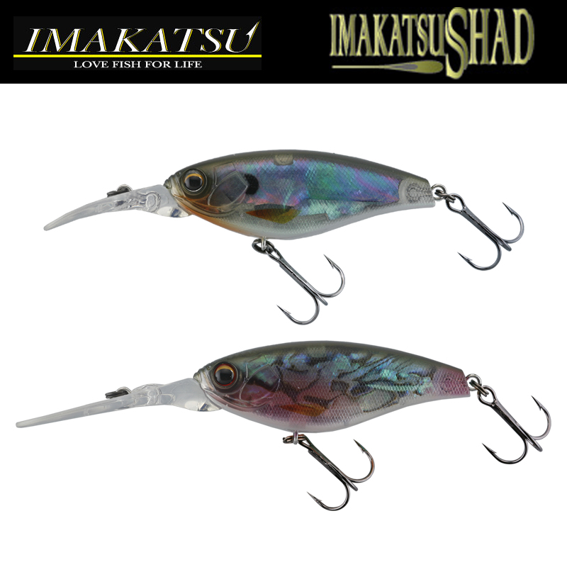 日本原装imakatsu路亚贝壳纹假饵