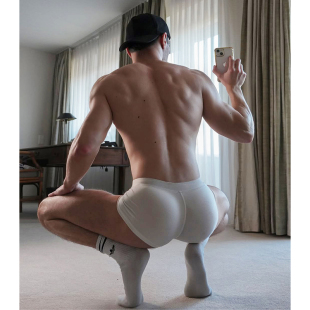 【鼓胀·狩猎者】显大纯欲白色男士三角内裤薄款性感 第2条5折