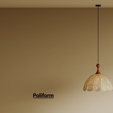 餐厅吊灯法式轻奢复古编织灯罩高档装饰灯具