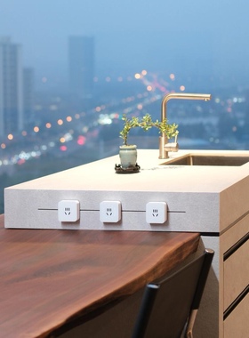 现货速发T25线性轨道插座XPOWER岛台橱柜电源隐藏纯平嵌入式排插