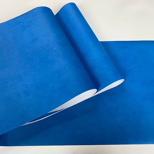 深蓝色素色暗纹墙纸 卧室客厅书房民宿 个性靛蓝色锈渍斑驳壁纸