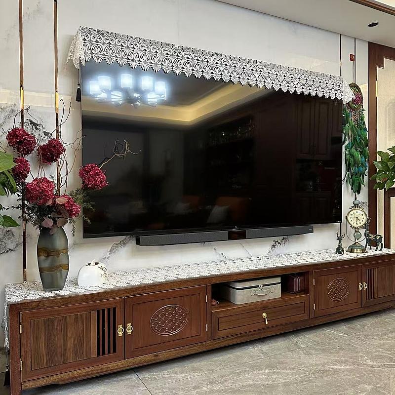 【官方推荐】镂空电视机防尘盖布